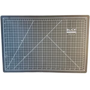 Blick Self-Healing Cutting Mat 18" x 24" Black/Gray Double Sided Craft Mat